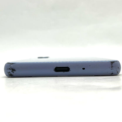 【最速発送】 Xperia 10 III 128GB ブルー系 au SOG04 白ロム【難有】