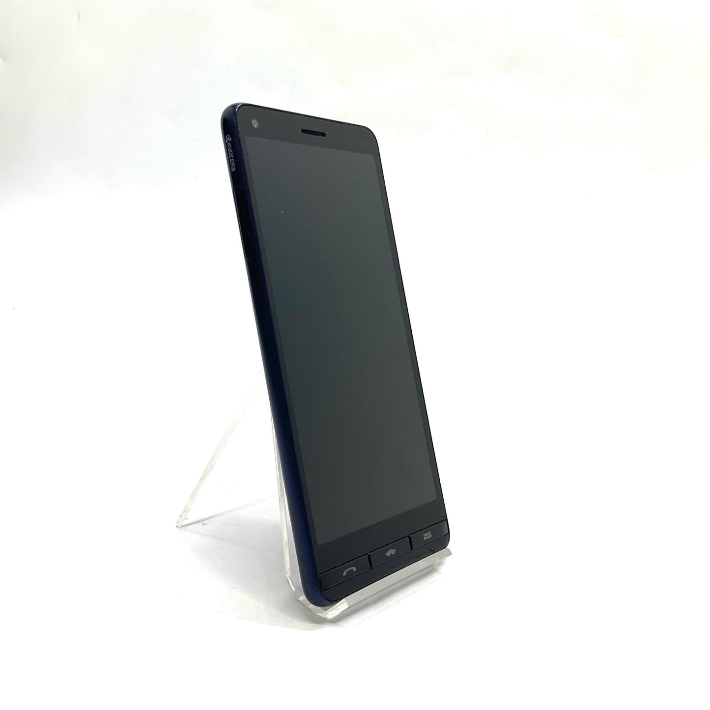【全額返金保証】【最速発送】 BASIO4 32GB ブルー系 au KYV47 白ロム 動作確認済