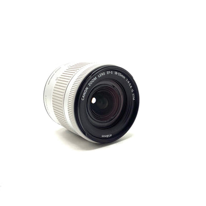 【全額返金保証】【最速発送】Canon EF-S18-55mm F4-5.6 IS STM [シルバー] 美品 動作確認済