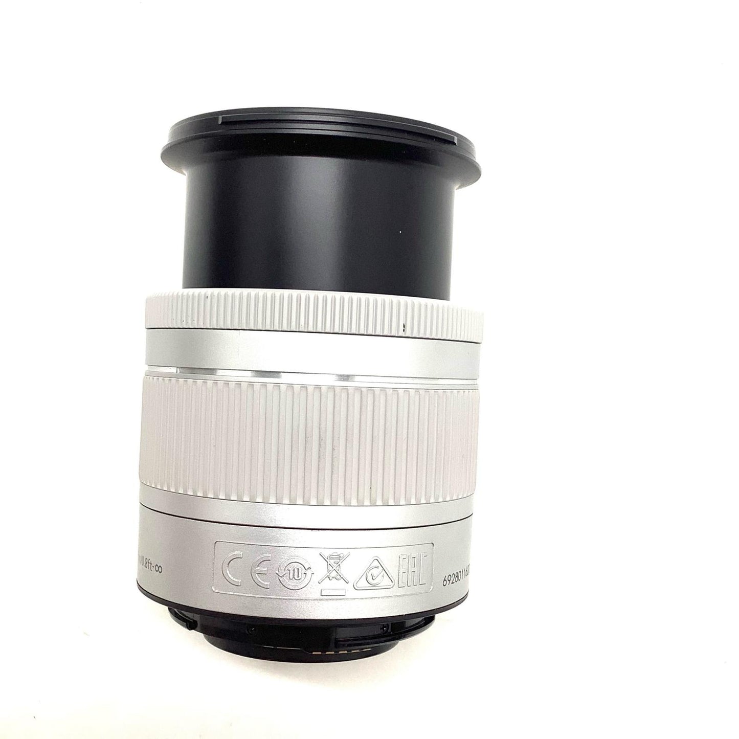 【全額返金保証】【最速発送】Canon EF-S18-55mm F4-5.6 IS STM [シルバー] 美品 動作確認済