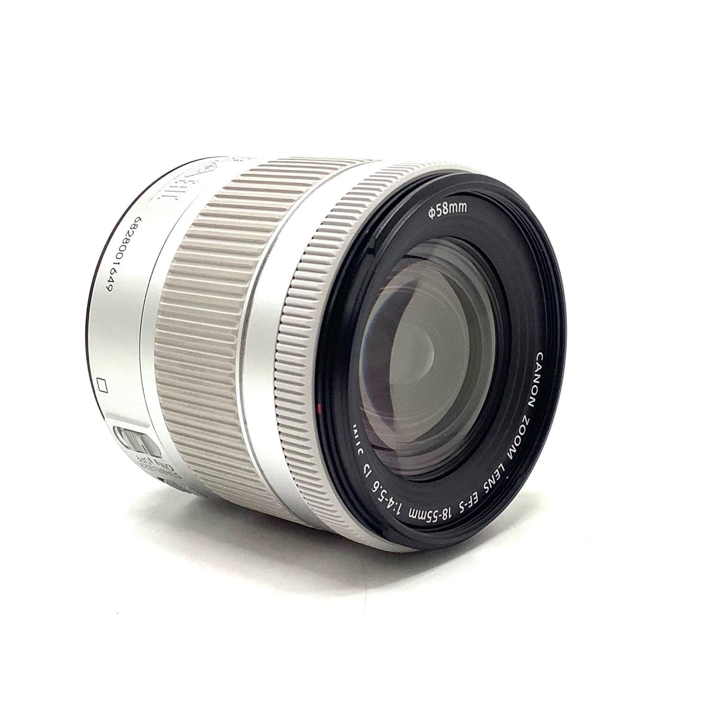 【全額返金保証】【最速発送】Canon EF-S18-55mm F4-5.6 IS STM [シルバー] 美品 動作確認済