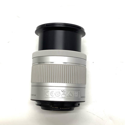 【全額返金保証】【最速発送】Canon EF-S18-55mm F4-5.6 IS STM [シルバー] 美品 動作確認済