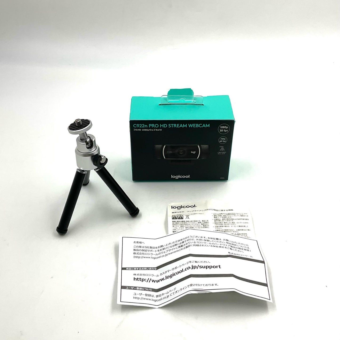 【全額返金保証】【最速発送】Logicool Pro Stream Webcam C922n 美品 動作確認済