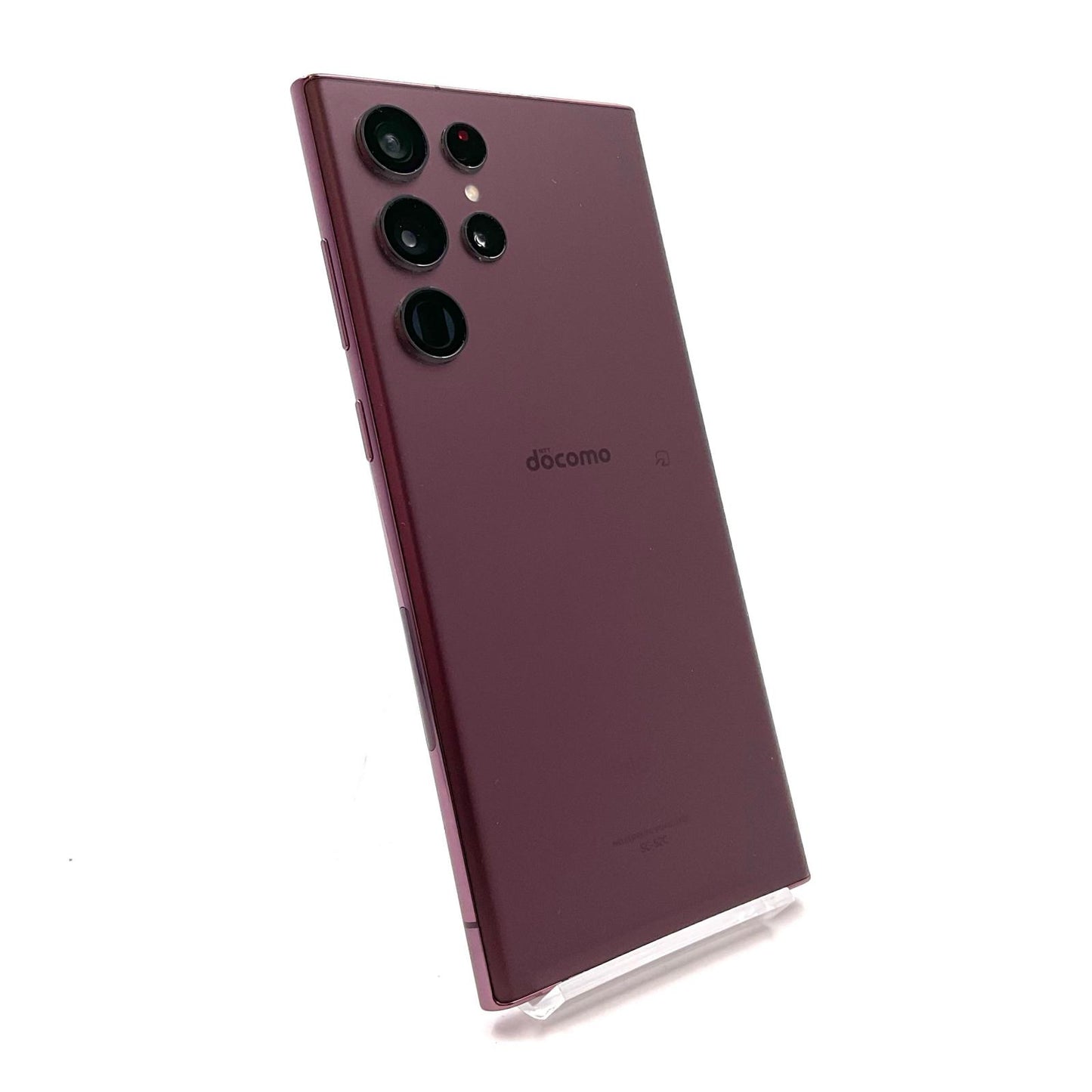 【全額返金保証】【最速発送】SAMSUNG Galaxy S22 Ultra 256GB バーガンディ docomo SC-52C 白ロム 美品 動作確認済