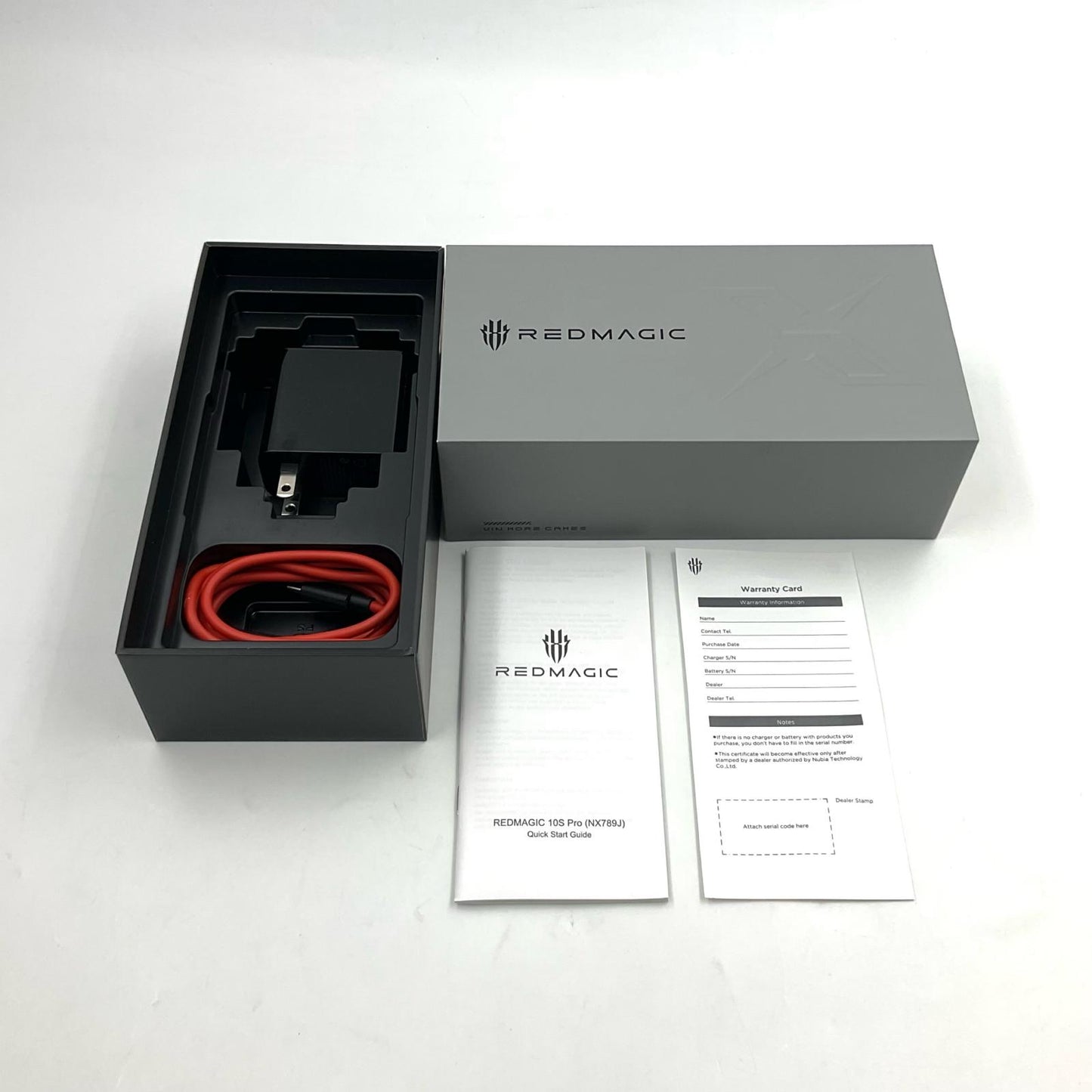 【全額返金保証】【最速発送】ZTE REDMAGIC 10 Pro 256GB black SIMフリー NX789J 白ロム 美品 動作確認済