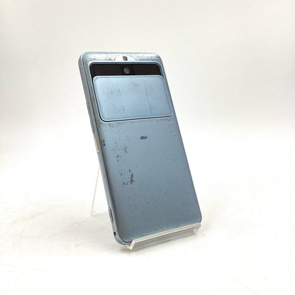 【全額返金保証】【最速発送】京セラ BASIO 3 32GB ブルー au KYV43 白ロム 動作確認済