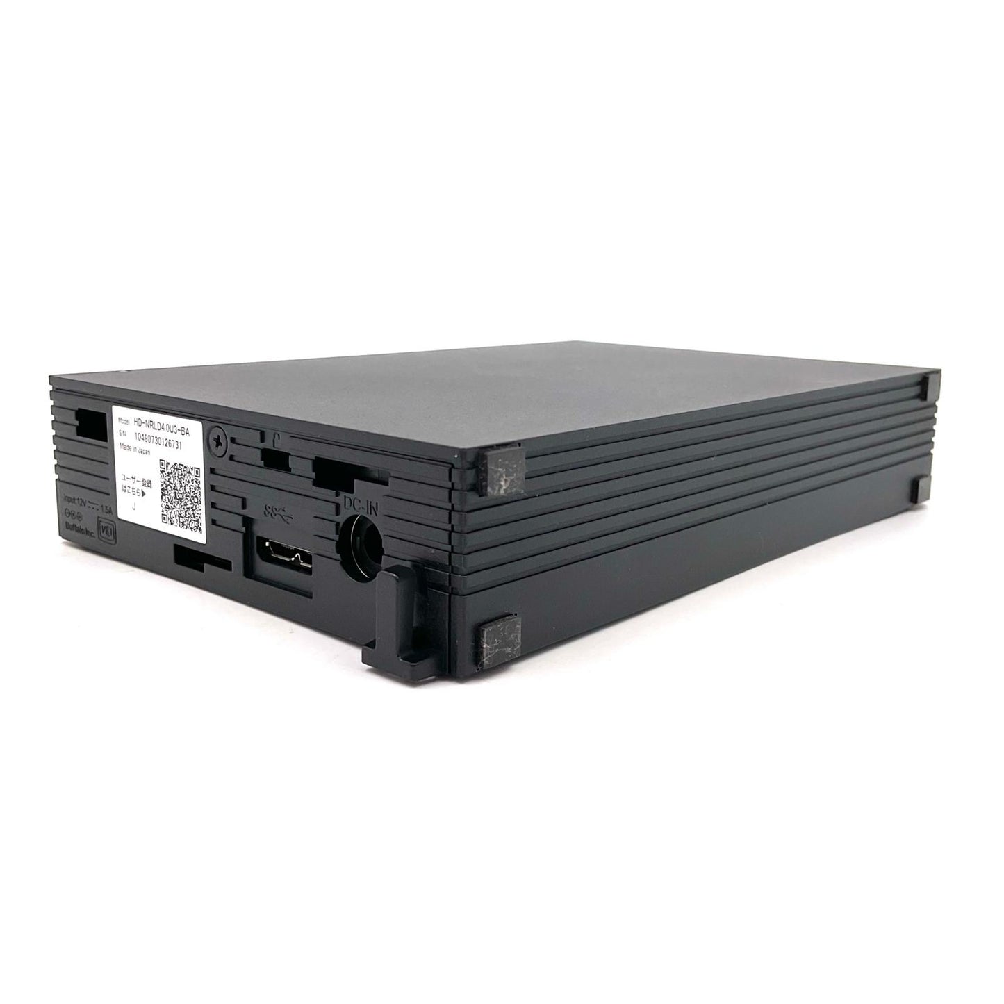 【全額返金保証】【最速発送】BUFFALO HD-NRLD4.0U3-BA 美品 動作確認済