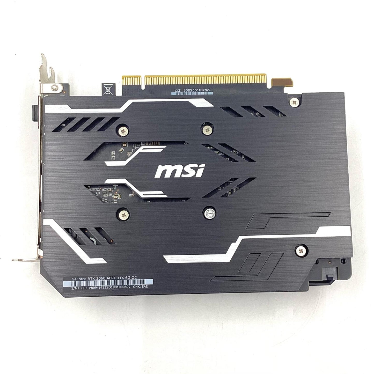【全額返金保証】【最速発送】MSI グラフィックボード GeForce RTX 2060 AERO ITX 6G OC 動作確認済