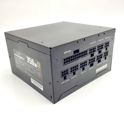 【全額返金保証】【最速発送】玄人志向 電源ユニット 750w 80 PLUS GOLD KRPW-GK750W/90+ 美品 動作確認済