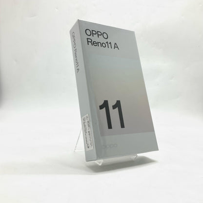 【全額返金保証】【最速発送】OPPO Reno 11 A 128GB ダークグリーン Softbank SIMフリー A401OP 白ロム 新品未開封 即納OK
