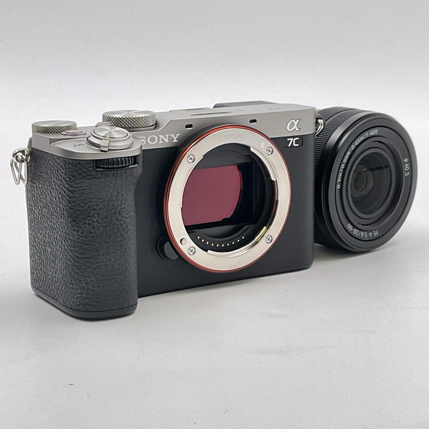 【全額返金保証】【最速発送】Sony デジタル一眼 α7C II ILCE-7CM2L ズームレンズキット シルバー 美品 動作確認済