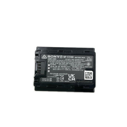 【全額返金保証】【最速発送】Sony NP-FZ100 美品 動作確認済