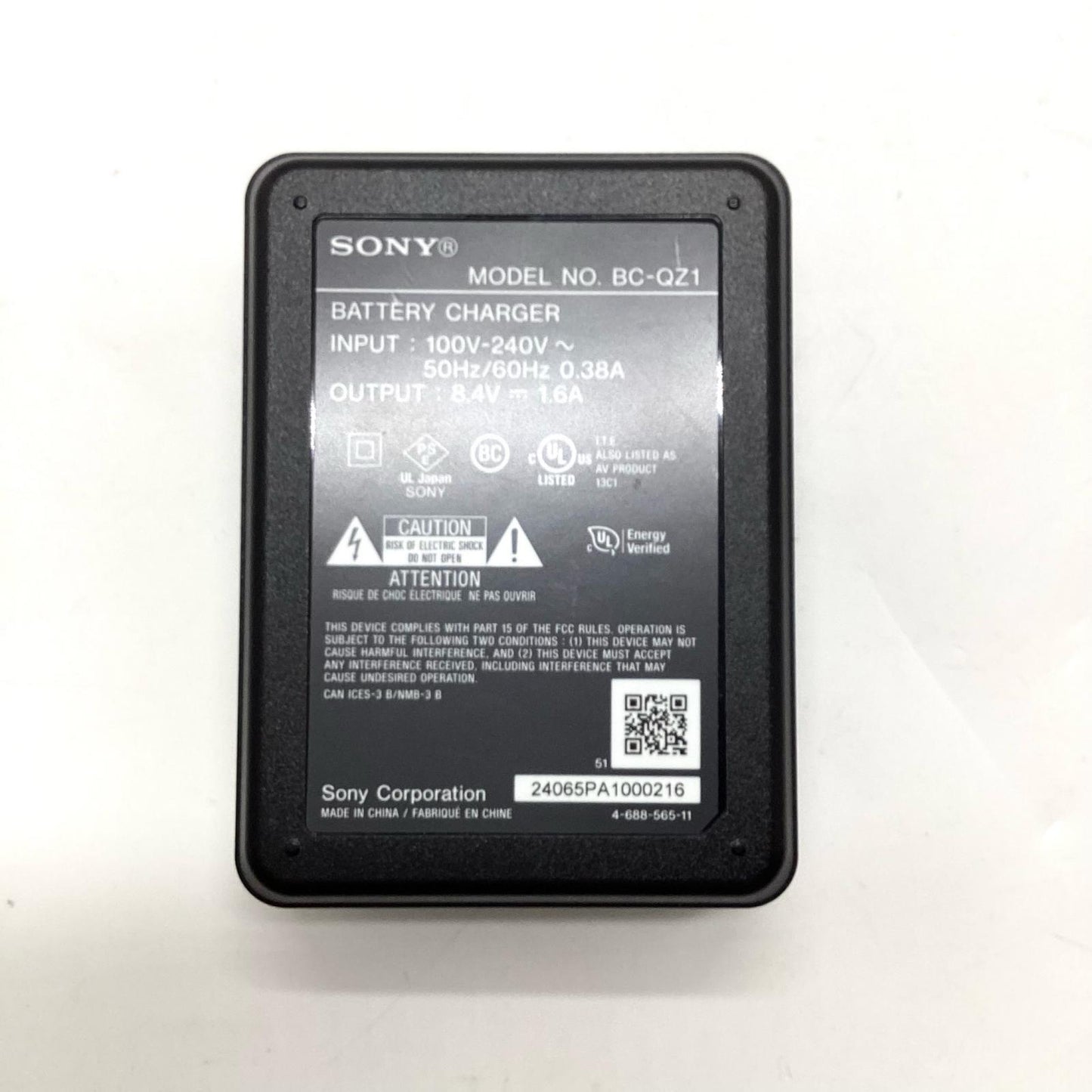 【全額返金保証】【最速発送】Sony BC-QZ1 美品 動作確認済