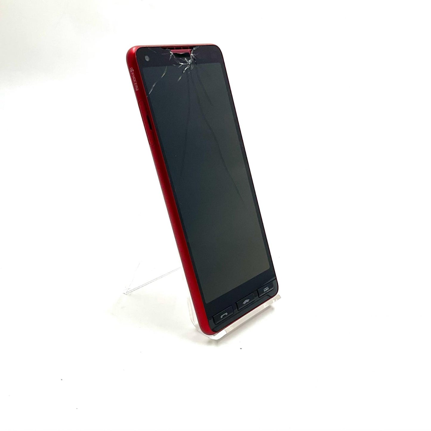 【最速発送】京セラ かんたんスマホ 2 32GB レッド Softbank A001KC 白ロム【難有】