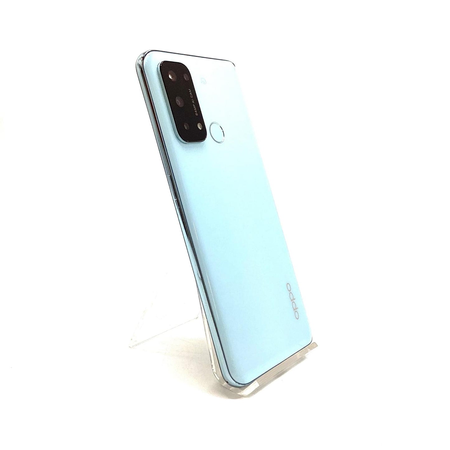 【最速発送】OPPO Reno 5 128GB アイスブルー Softbank SIMフリー A101OP 白ロム【難有】