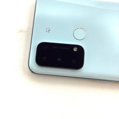 【最速発送】OPPO Reno 5 128GB アイスブルー Softbank SIMフリー A101OP 白ロム【難有】