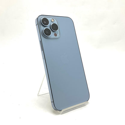 【全額返金保証】【最速発送】Apple iPhone iPhone 13 Pro Max 128GB シエラブルー au SIMフリー 白ロム 美品 動作確認済 82%