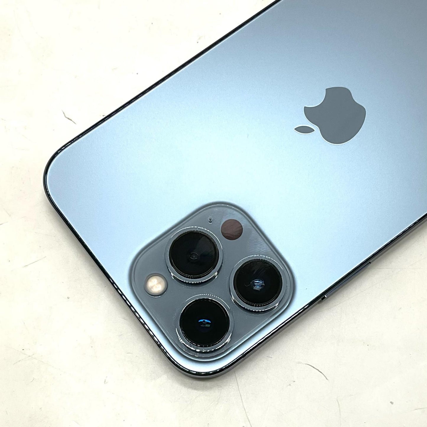 【全額返金保証】【最速発送】Apple iPhone iPhone 13 Pro Max 128GB シエラブルー au SIMフリー 白ロム 美品 動作確認済 82%