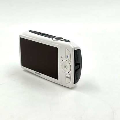 【全額返金保証】【最速発送】Canon コンパクトデジタルカメラ IXY 30S [ホワイト] 美品 動作確認済