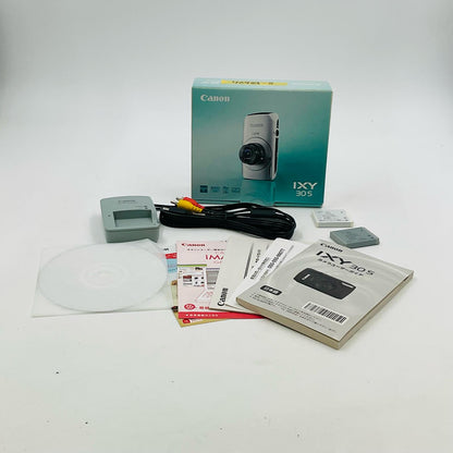 【全額返金保証】【最速発送】Canon コンパクトデジタルカメラ IXY 30S [ホワイト] 美品 動作確認済