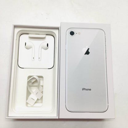 【最速発送】Apple iPhone iPhone 8 128GB シルバー SIMフリー 白ロム【難有】 100%