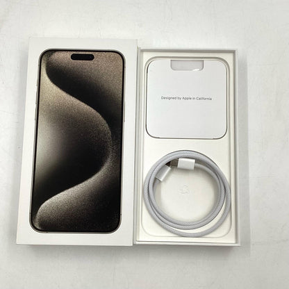 【全額返金保証】【最速発送】Apple iPhone iPhone 15 Pro Max 512GB ナチュラルチタニウム SIMフリー 白ロム 美品 動作確認済 85%