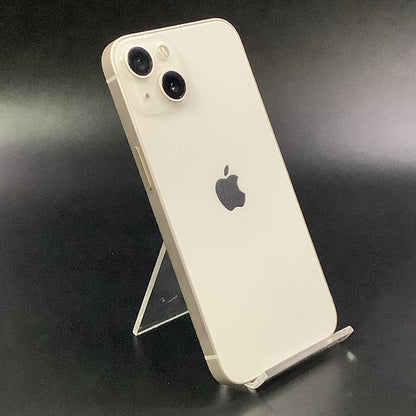 【最速発送】Apple iPhone iPhone 13 128GB スターライト SIMフリー 白ロム【難有】 86%
