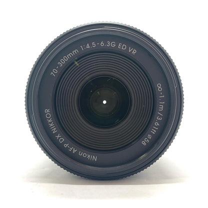 【全額返金保証】【最速発送】Nikon AF-P DX NIKKOR 70-300mm F4.5-6.3 G ED VR 美品 動作確認済
