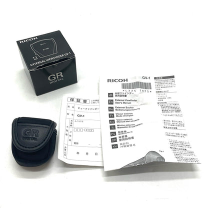 【全額返金保証】【最速発送】RICOH 外部ファインダー GV-1 美品 動作確認済