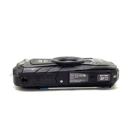 【全額返金保証】【最速発送】PENTAX コンパクトデジタルカメラ WG-90 ブラック 超美品 動作確認済