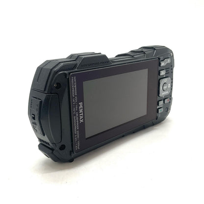 【全額返金保証】【最速発送】PENTAX コンパクトデジタルカメラ WG-90 ブラック 超美品 動作確認済