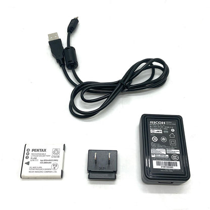 【全額返金保証】【最速発送】RICOH コンパクトデジタルカメラ WG-70 ブラック 動作確認済