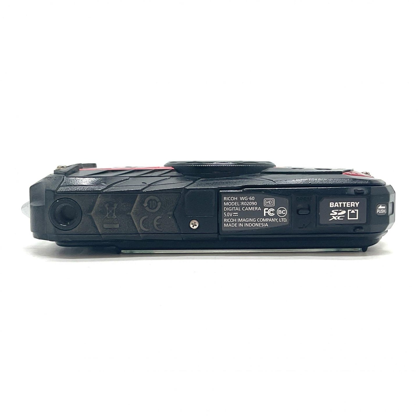 【全額返金保証】【最速発送】RICOH コンパクトデジタルカメラ WG-60 レッド 動作確認済