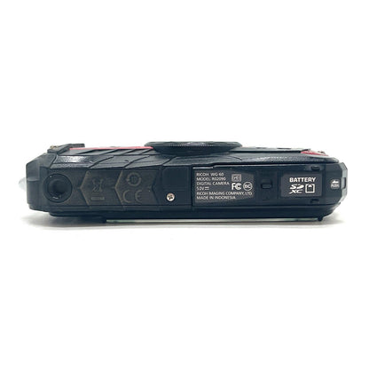 【全額返金保証】【最速発送】RICOH コンパクトデジタルカメラ WG-60 レッド 動作確認済