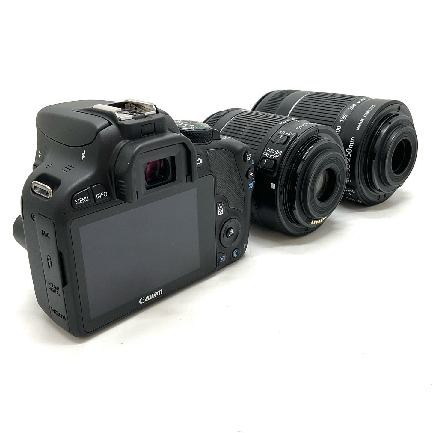 【全額返金保証】【最速発送】Canon デジタル一眼 EOS Kiss X7 ダブルズームキット 美品 動作確認済