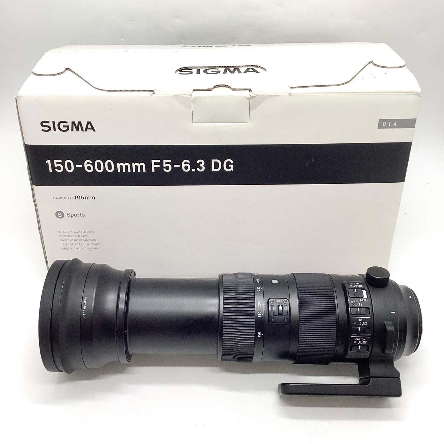 【全額返金保証】【最速発送】SIGMA 150-600mm F5-6.3 DG OS HSM Sports Canon EFマウント用 美品 動作確認済