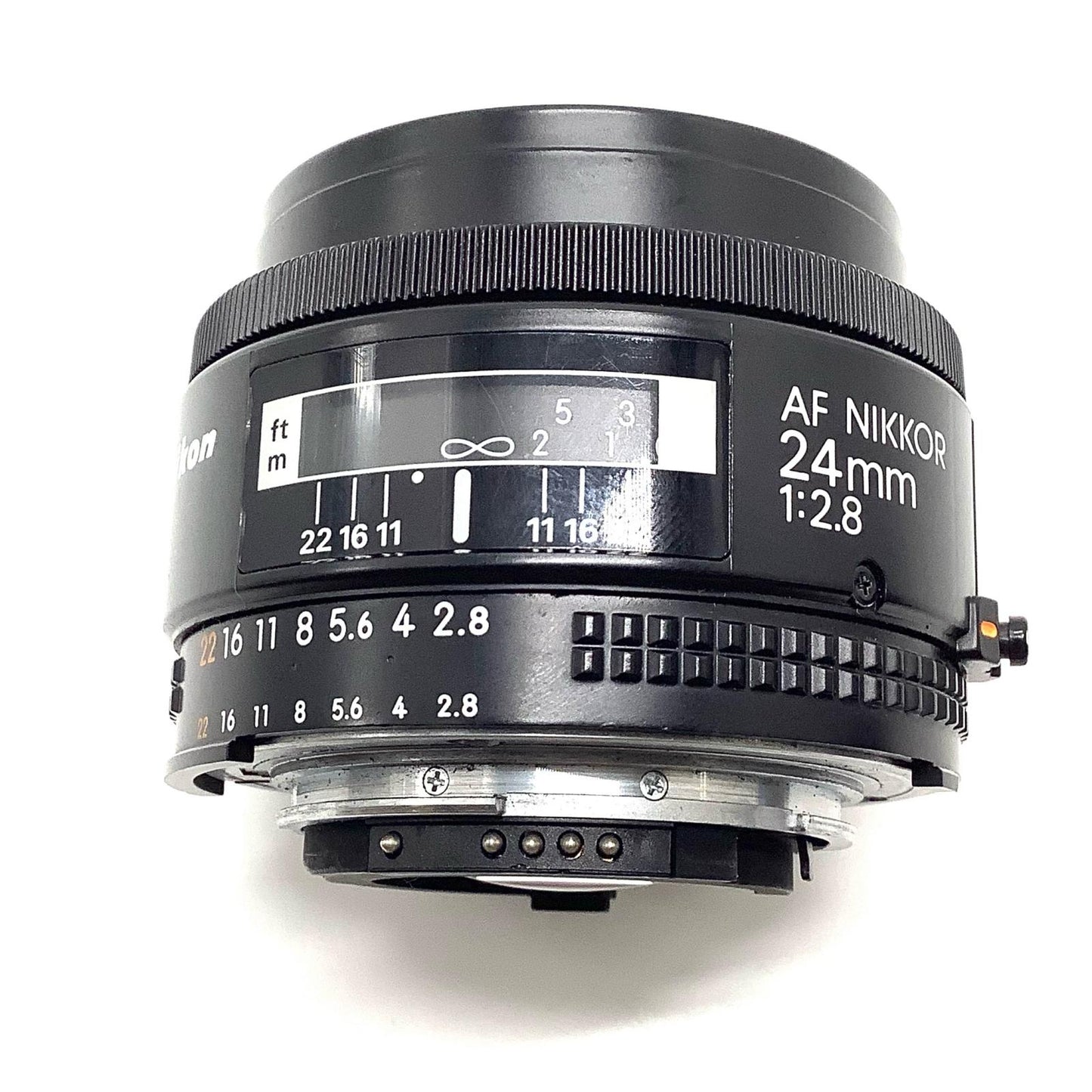 【全額返金保証】【最速発送】Nikon AF NIKKOR 24mm F2.8 美品 動作確認済