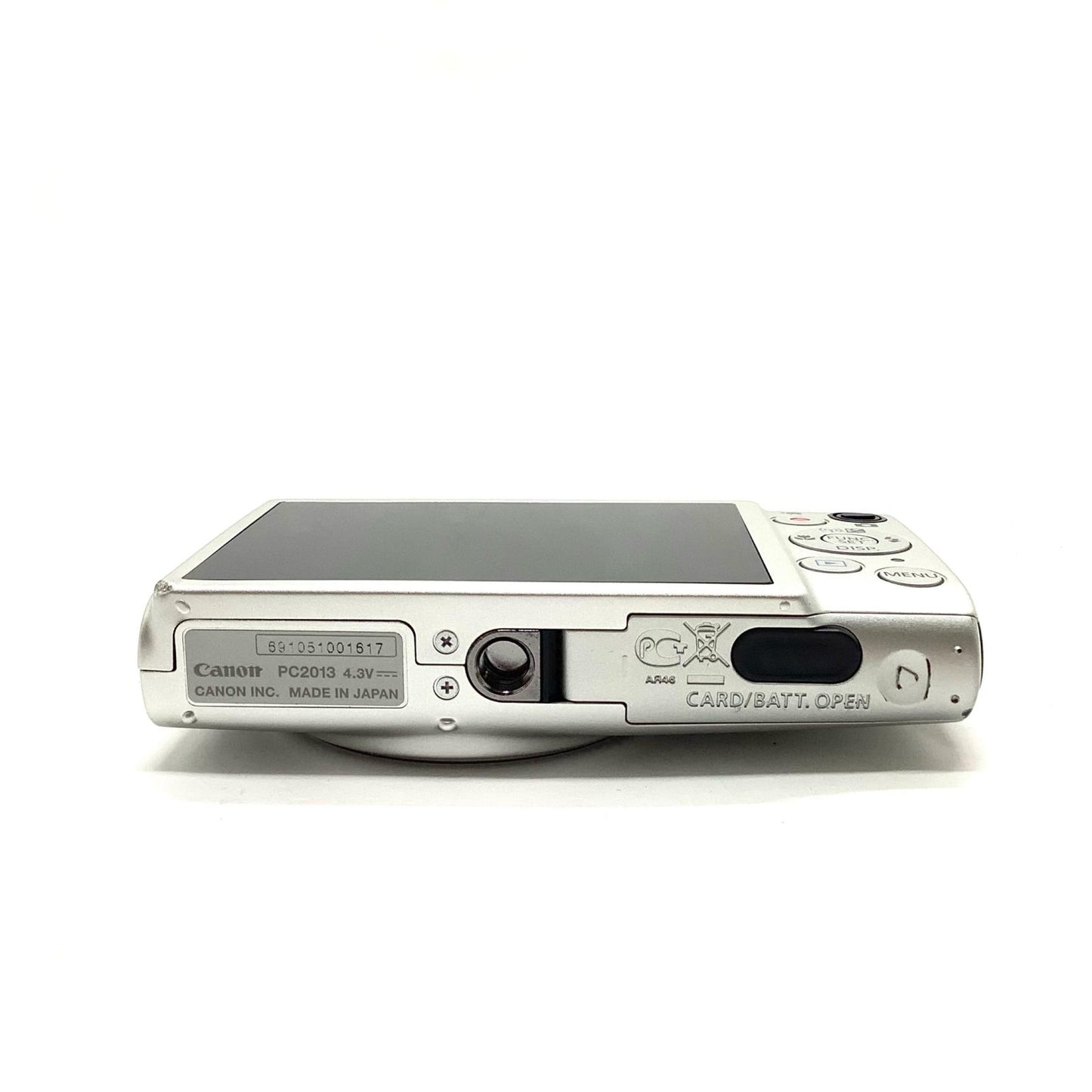 【全額返金保証】【最速発送】Canon コンパクトデジタルカメラ IXY 620F シルバー 美品 動作確認済
