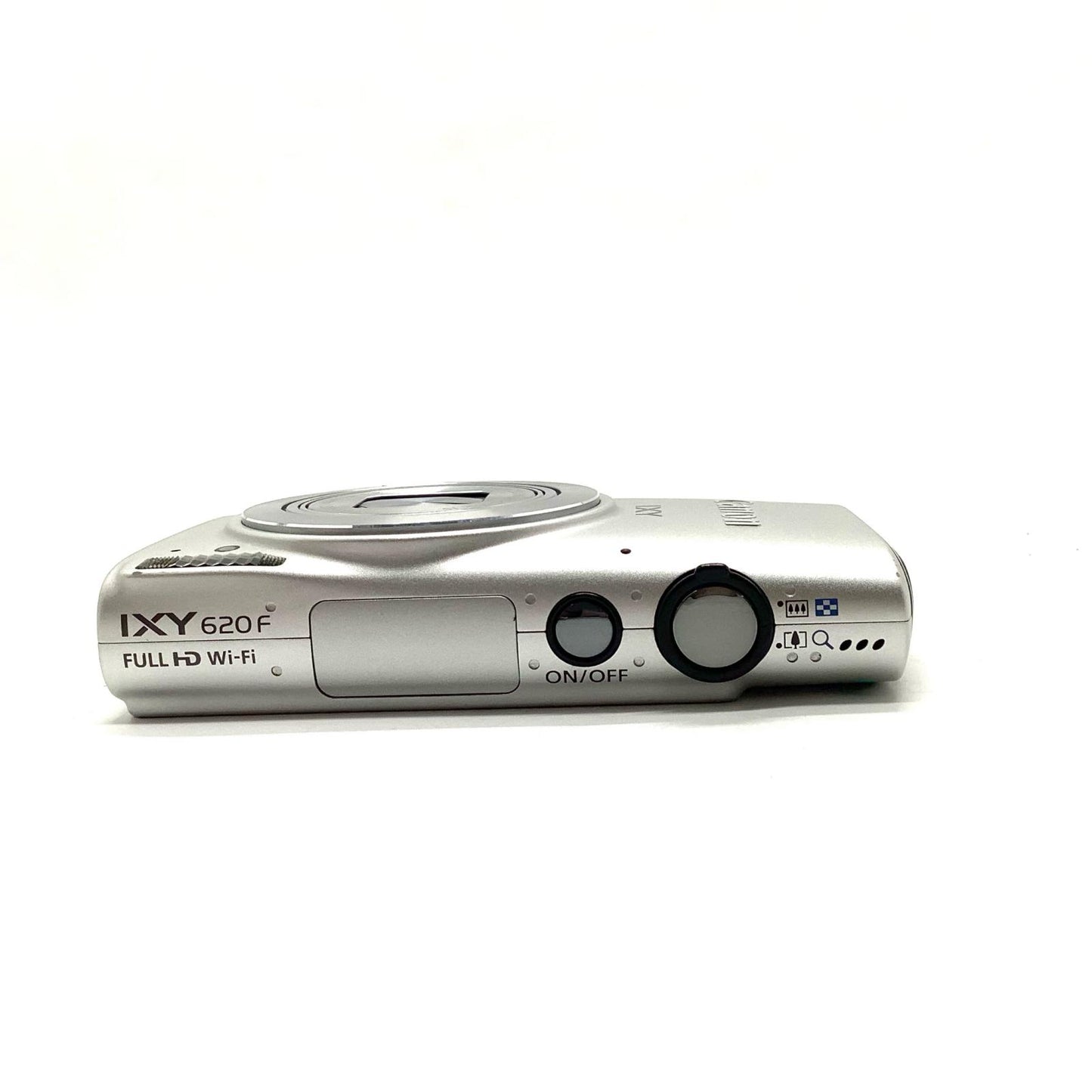【全額返金保証】【最速発送】Canon コンパクトデジタルカメラ IXY 620F シルバー 美品 動作確認済