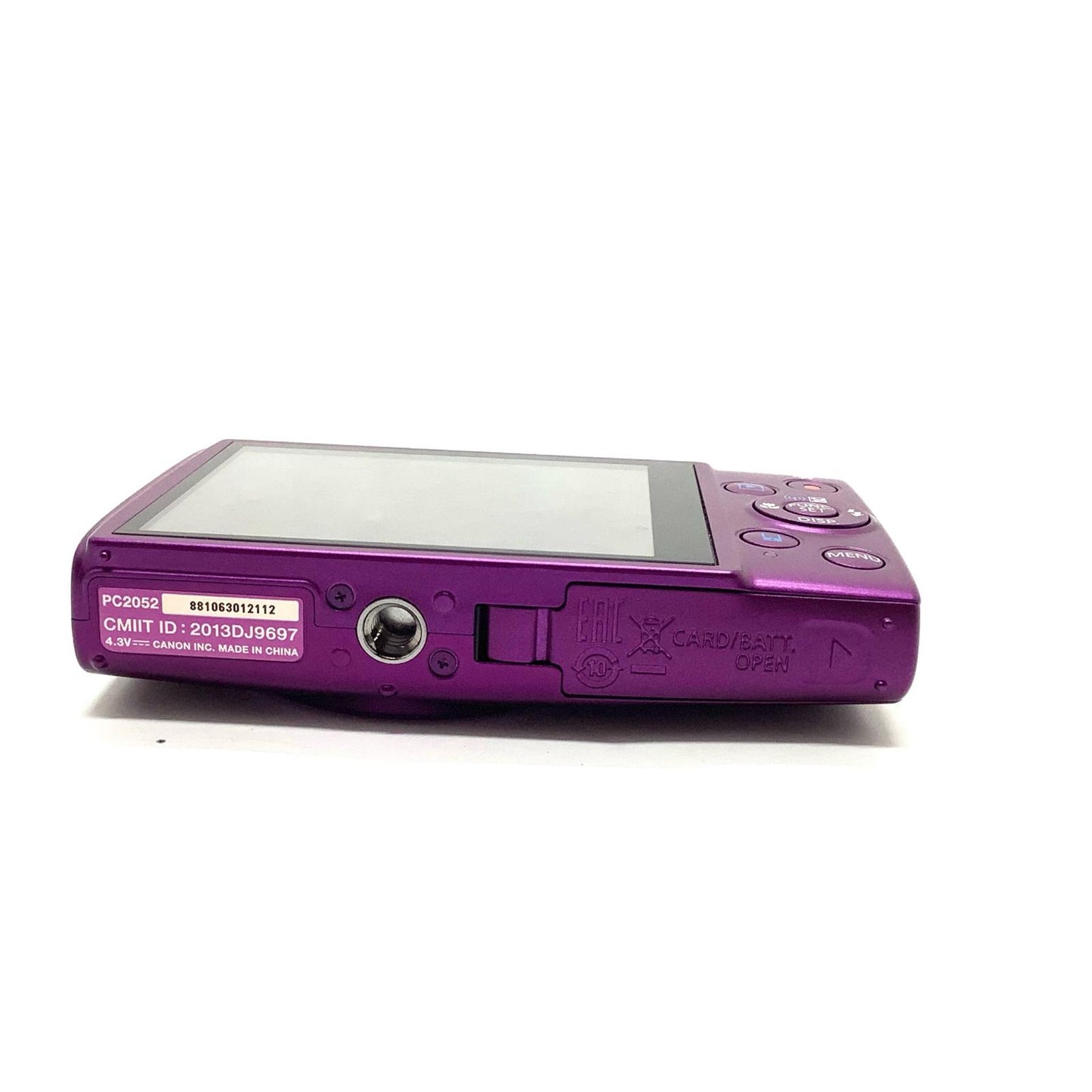 【全額返金保証】【最速発送】Canon コンパクトデジタルカメラ IXY 630 パープル 美品 動作確認済