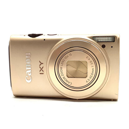 【全額返金保証】【最速発送】Canon コンパクトデジタルカメラ IXY 610F ゴールド 美品 動作確認済