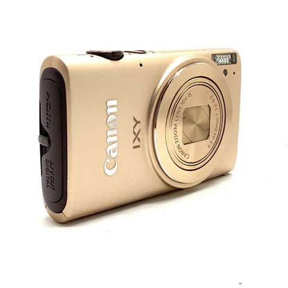 【全額返金保証】【最速発送】Canon コンパクトデジタルカメラ IXY 610F ゴールド 美品 動作確認済