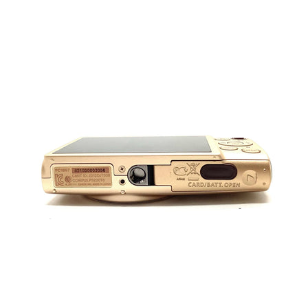 【全額返金保証】【最速発送】Canon コンパクトデジタルカメラ IXY 610F ゴールド 美品 動作確認済