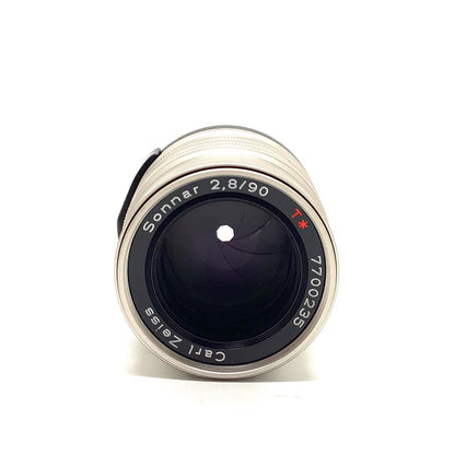 【全額返金保証】【最速発送】CONTAX Carl Zeiss Sonnar 90mm F2.8 T* 美品 動作確認済