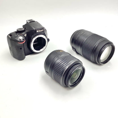 【最速発送】Nikon デジタル一眼 D5100 ダブルズームキット【難有】