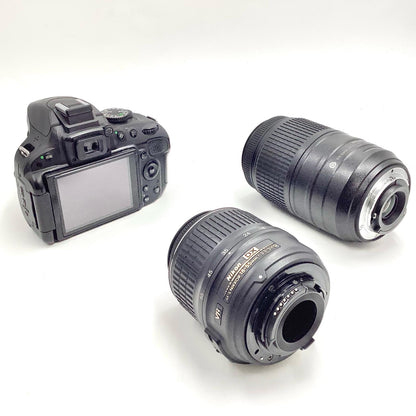 【最速発送】Nikon デジタル一眼 D5100 ダブルズームキット【難有】