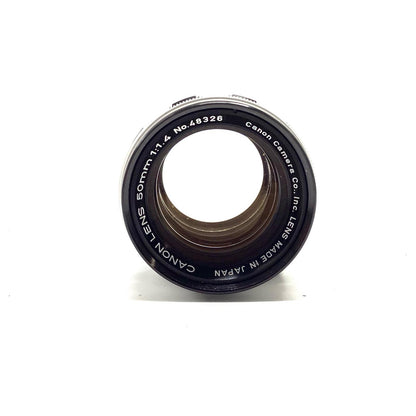 【全額返金保証】【最速発送】Canon CANON LENS 50mm F1.4 美品 動作確認済