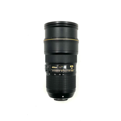 【全額返金保証】【最速発送】Nikon AF-S NIKKOR 24-70mm 2.8E ED N VR 美品 動作確認済
