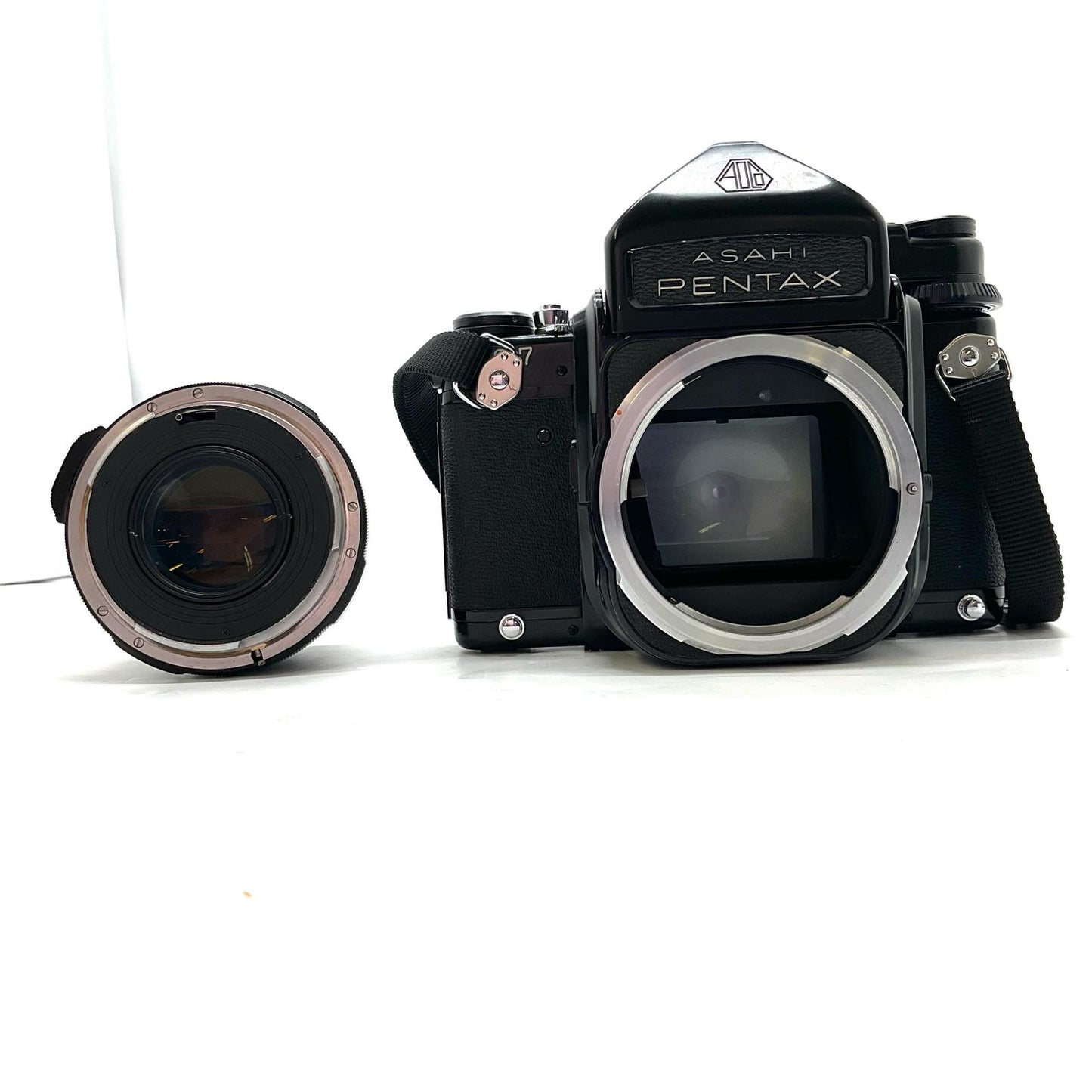 【全額返金保証】【最速発送】PENTAX 6x7 + Super-Multi-Coated TAKUMAR 6x7 105mm F2.4 動作確認済