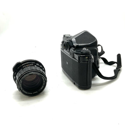 【全額返金保証】【最速発送】PENTAX 6x7 + Super-Multi-Coated TAKUMAR 6x7 105mm F2.4 動作確認済